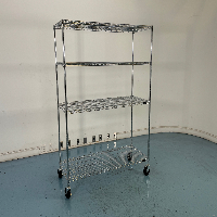 5' Portable Wire Shelving Unit image 1